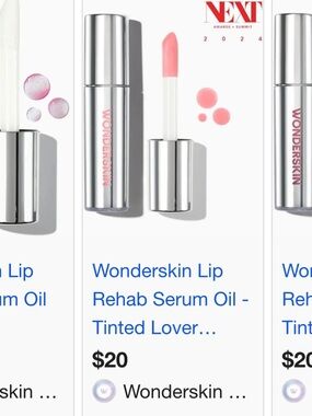Wonderskin Lip Rehab Serum Oil — Silver Hydrating Lip Treatment